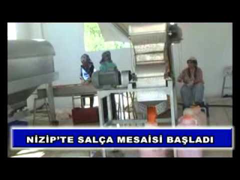 Nizip’te salça mesaisi başladı