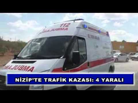 Nizip'te kaza 4 yaralı \ 09 09 2014 GAZİANTEP