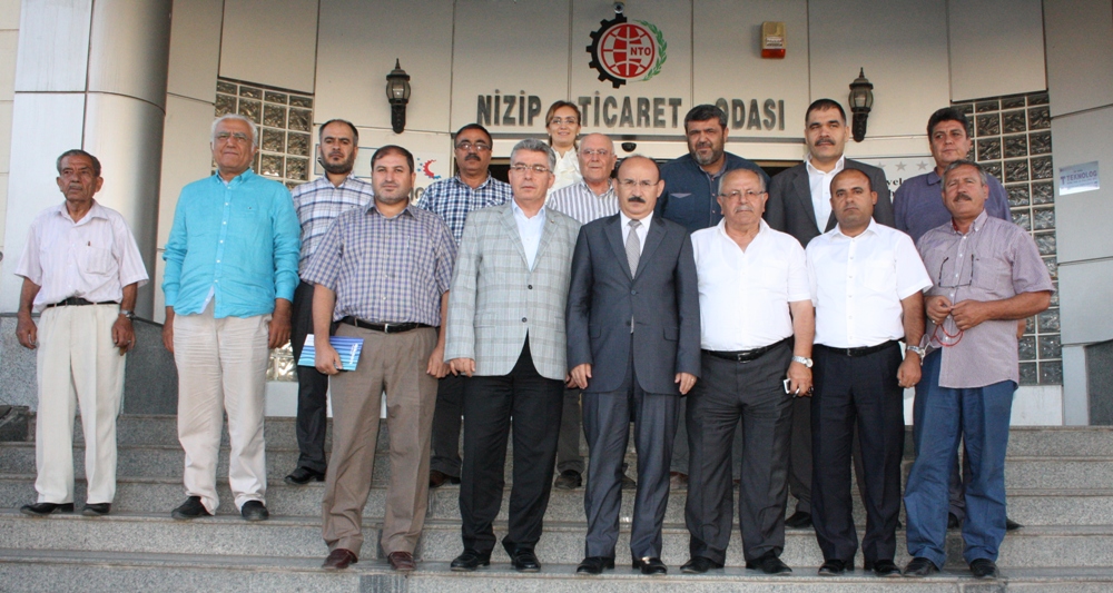 Nizip Kaymakamı Yaşar Karadeniz Nizip Ticaret Odası’na Veda Ziyaretinde Bulundu
