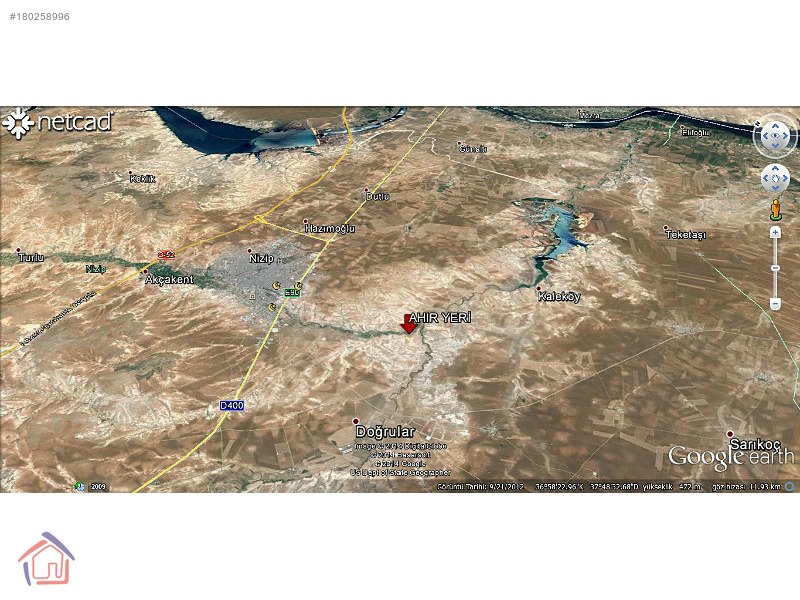 As uğur emlaktan nizipte acil satılık yol cepheli arzi kod2041