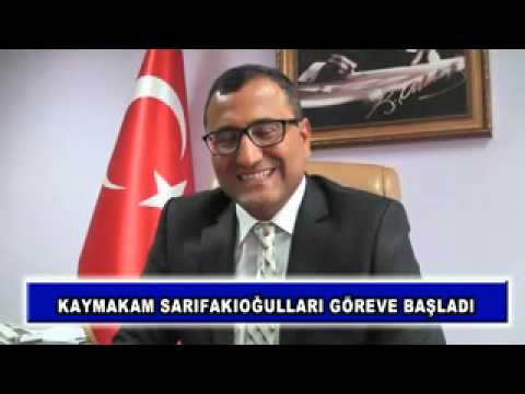 Kaymakam sarıfakıoğulları göreve başladı