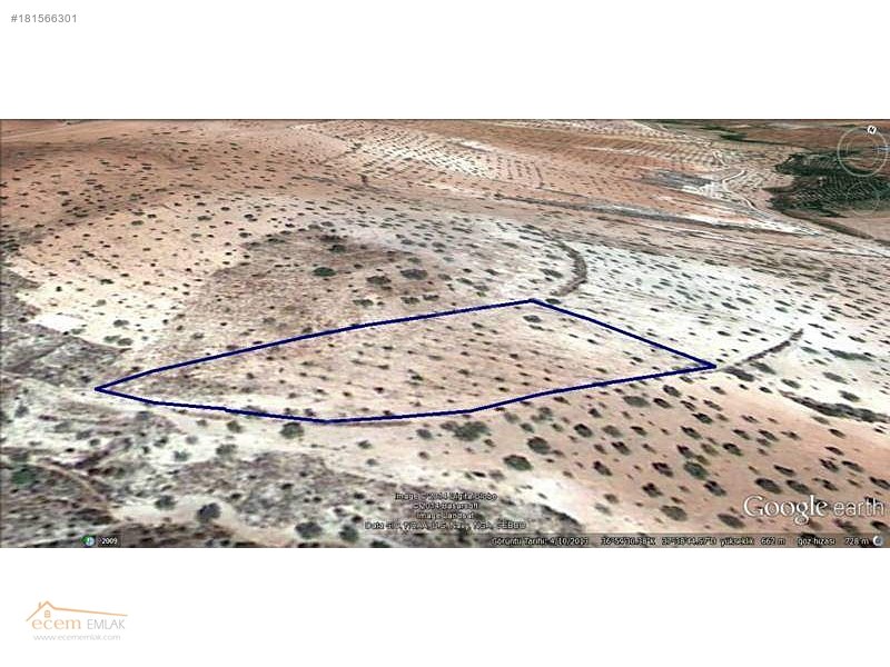 Ecem emlak'tan nizip sekili'de  6200 m2 yatırım yeri ilan no 462