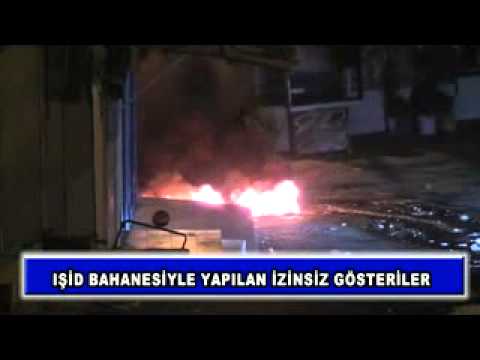 ışid bahanesiyle yapılan izinsiz gösteriler