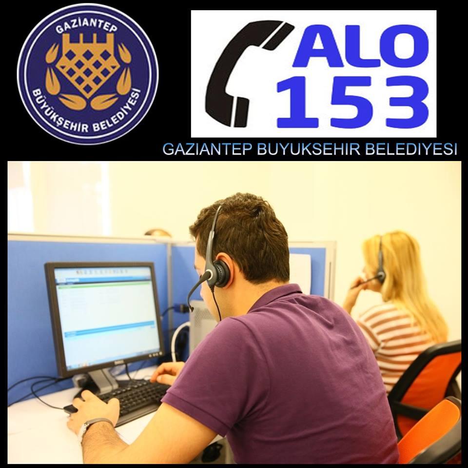Photo - ALO 153 Gaziantep Büyükşehir Belediyesi vatandaşlarla arasındaki iletişimi ku