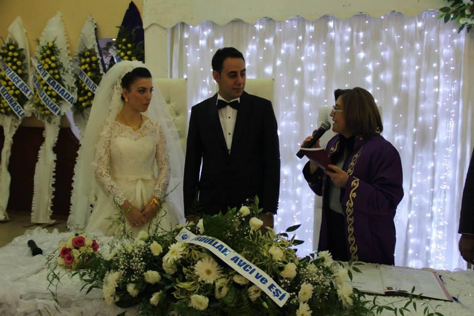 Photo - Gaziantep Büyükşehir Belediye Başkanı Fatma Şahin Nizip Belediye nikah salonu