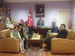Ali Alkan Ortaokulundan Nizip Kaymakamı Harun SARIFAKIOĞULLARI 'NA ziyaret