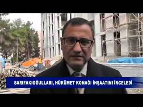 Sarıfakıoğulları, hükümet konağı inşaatını inceledi