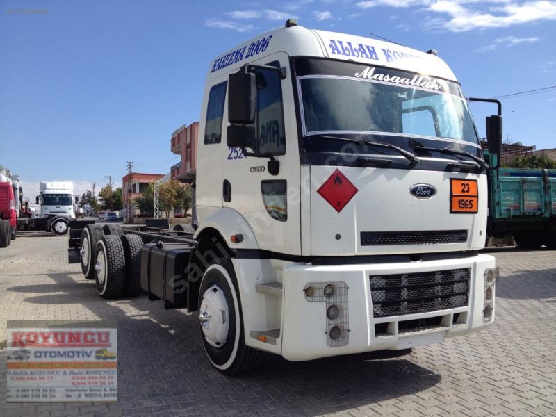 Koyuncu otomotivden çok temiz şase 2006 model ford cargo 2524