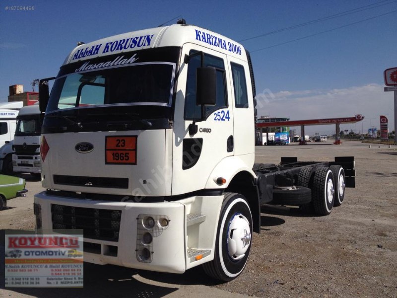 Koyuncu otomotivden çok temiz şase 2006 model ford cargo 2524
