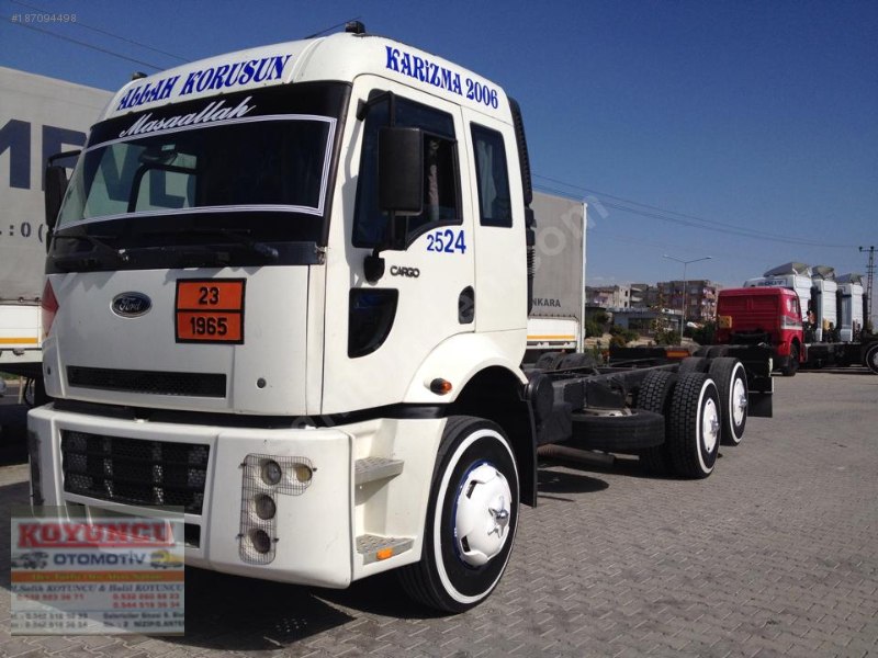 Koyuncu otomotivden çok temiz şase 2006 model ford cargo 2524
