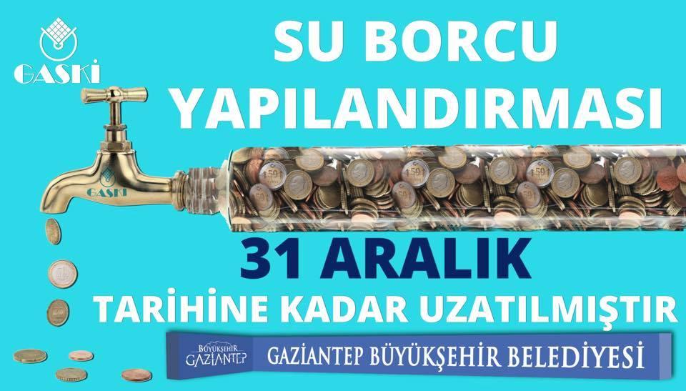 Photo - DUYURU : Su borcu yapılandırması 31 Aralık'a kadar uzatıldı.