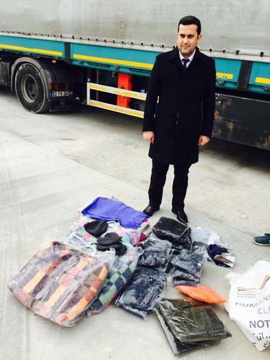 Kış için Alman Vakfı ile ortaklaşa dağıttığımız yardım paketinde olanlar