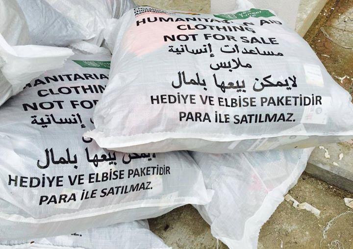 Kış için Alman Vakfı ile ortaklaşa dağıttığımız yardım paketinde olanlar