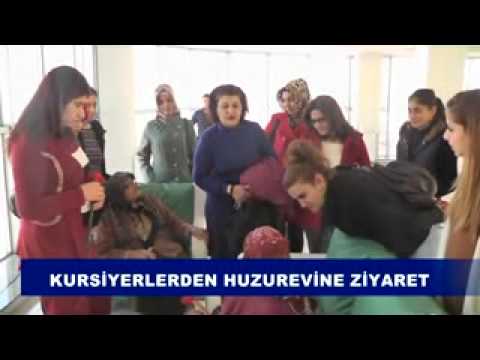 Kursiyerlerden huzurevine ziyaret