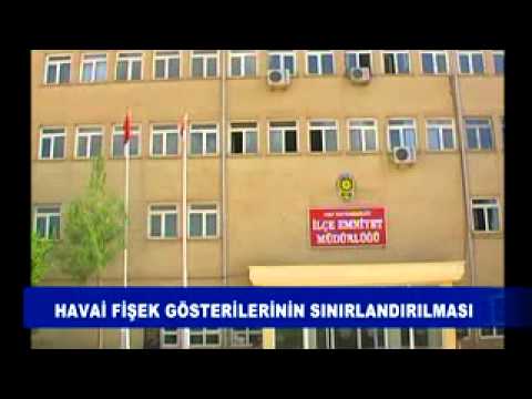 Havai fişek gösterilerinin sınırlandırılması