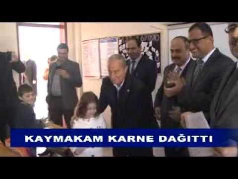 Kaymakam karne dağıttı