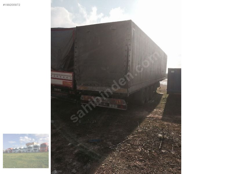 Güneş otomotivden 2002 model kögel marka tenteli dorse