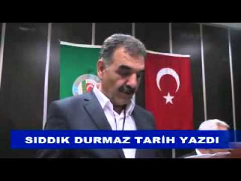 Sıddık durmaz tarih yazdı