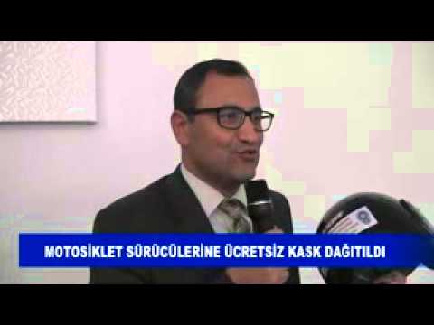 Bir Kask Bir Can projesi kask dağıtım töreni yapıldı.