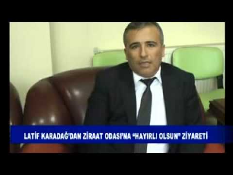 Latif karadağ'dan ziraat odasına hayırlı olsun ziyareti