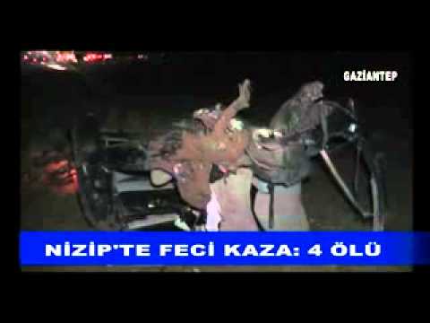 Nizip'te feci kaza 4 ölü
