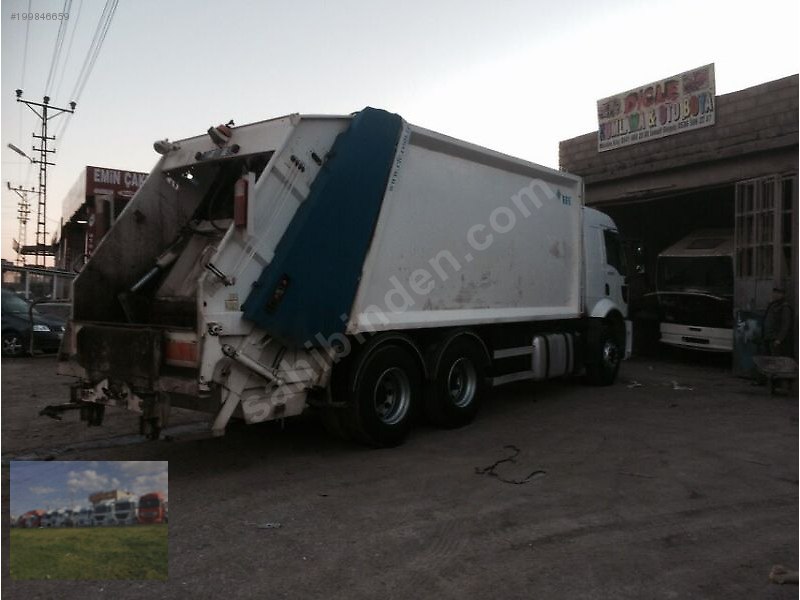 Güneş otomotivden 2012 model 2526 çöp kamyonu