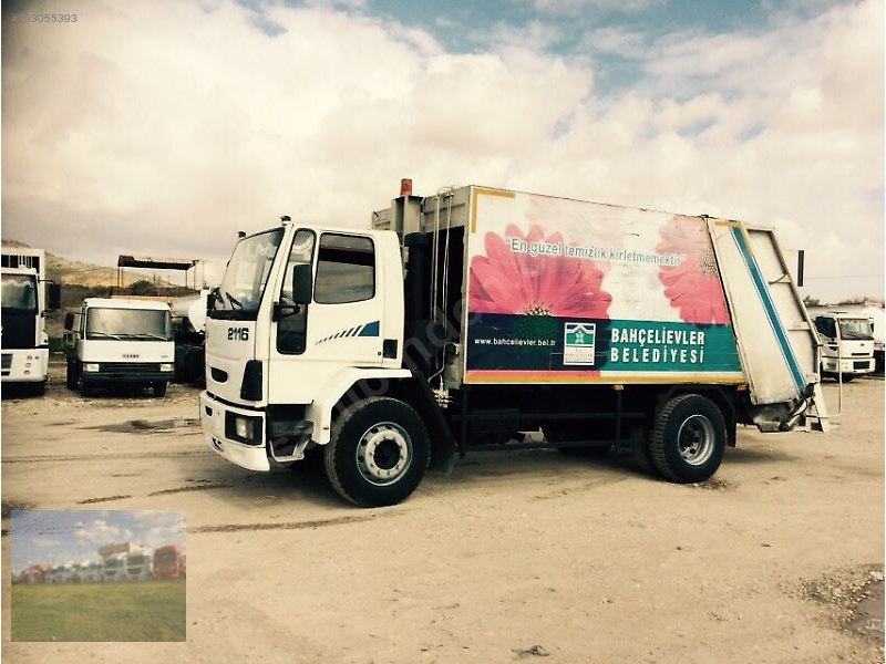 Güneş otomotivden 2004 model ford cargo 2116 çöp kamyonu