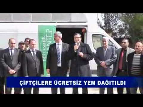 çiftçilere ücretsiz yem dağıtıldı