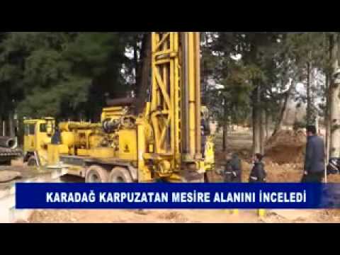 Karadağ karpuzatan mesire alanını inceledi