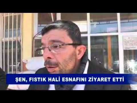 şen, fıstık hali esnafını ziyaret etti