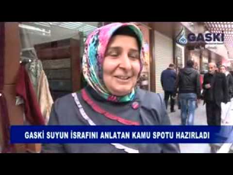 Gaski suyun israfını anlatan kamu spotu hazırladı
