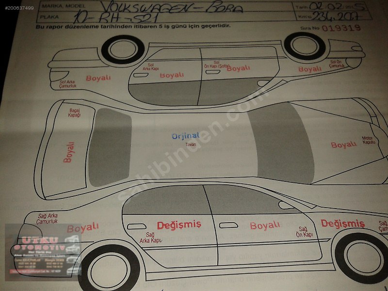 sahıbınden satılık 2004 model bora pasıfık evrak full 1.6 16v