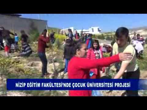 Nizip eğitim fakültesi'nde çocuk üniversitesi projesi