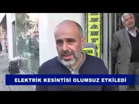 Elektrik kesintisi olumsuz etkiledi