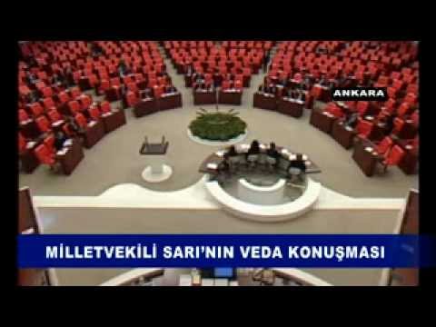 Gaziantep Mv.Mehmet SARI veda konuşmasıdır