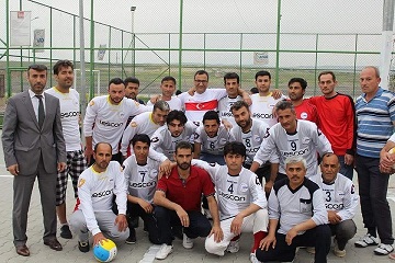 Suriyeli Misafirlerimizle voleybol maçı