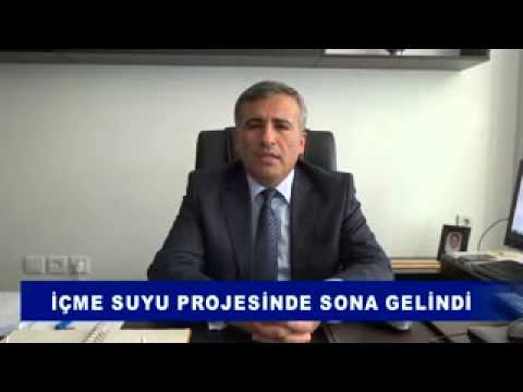 Içme suyu projesinde sona gelindi,