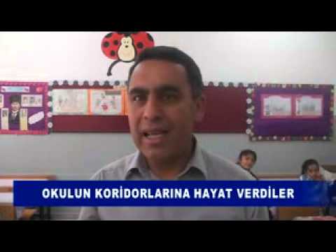 Okulun koridorlarına hayat verdiler
