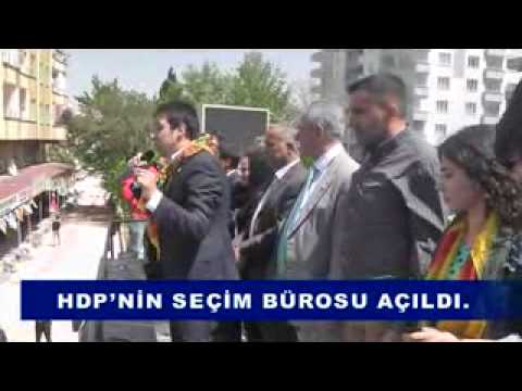 03 hdp?nin seçim bürosu açıldı