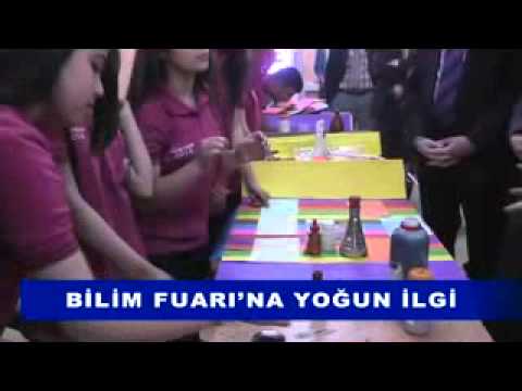 Bilim fuarına yoğun ilgi