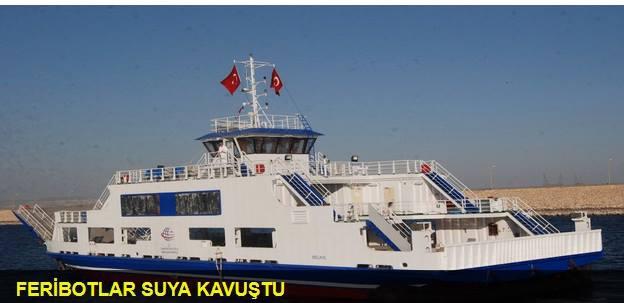 Birecik Baraj Gölü'nde Arabalı Feribot Seferleri Başlıyor