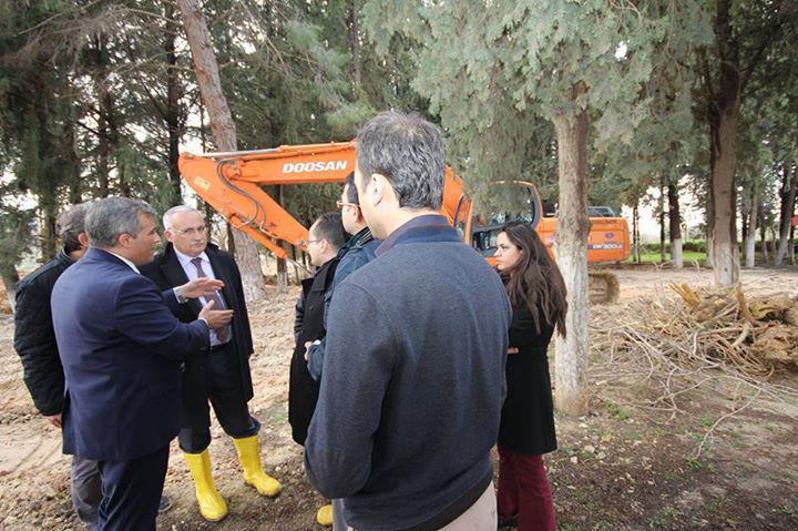 Gaziantep Büyükşehir Belediye Başkan vekili Latif Karadağ Karpuzatanı Ziyaret etti