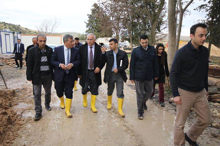 Gaziantep Büyükşehir Belediye Başkan vekili Latif Karadağ Karpuzatanı Ziyaret etti