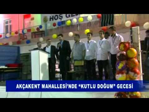 Akçakent mahallesinde kutlu doğum Gecesi