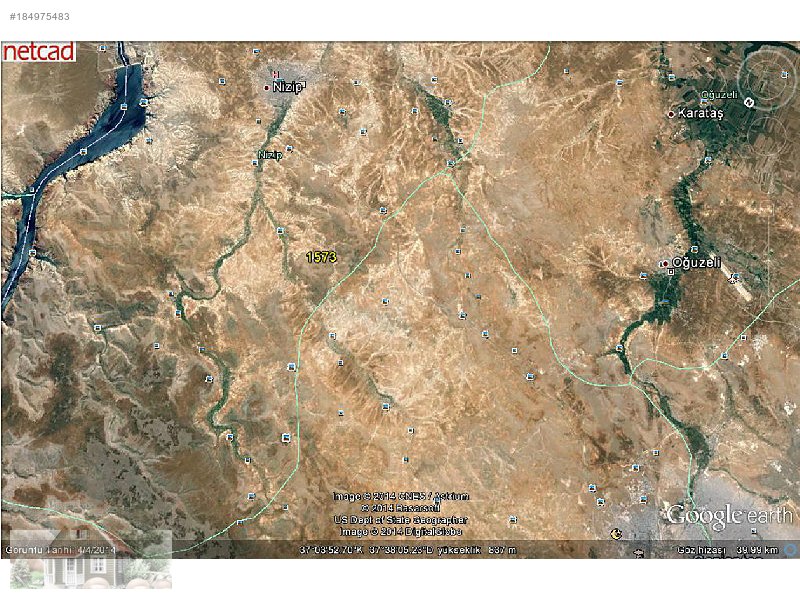 KURTULUŞ EM LAKTAN NİZİP YENİ YAZI 9300 M2 95000tl