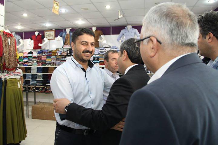 şahin ve akdoğan esnaf gezisinde