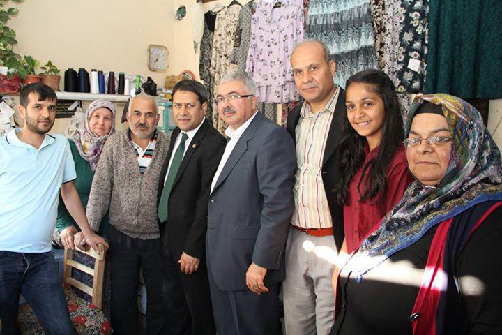 şahin ve akdoğan esnaf gezisinde