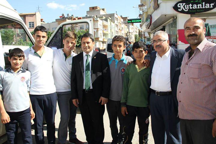 şahin ve akdoğan esnaf gezisinde