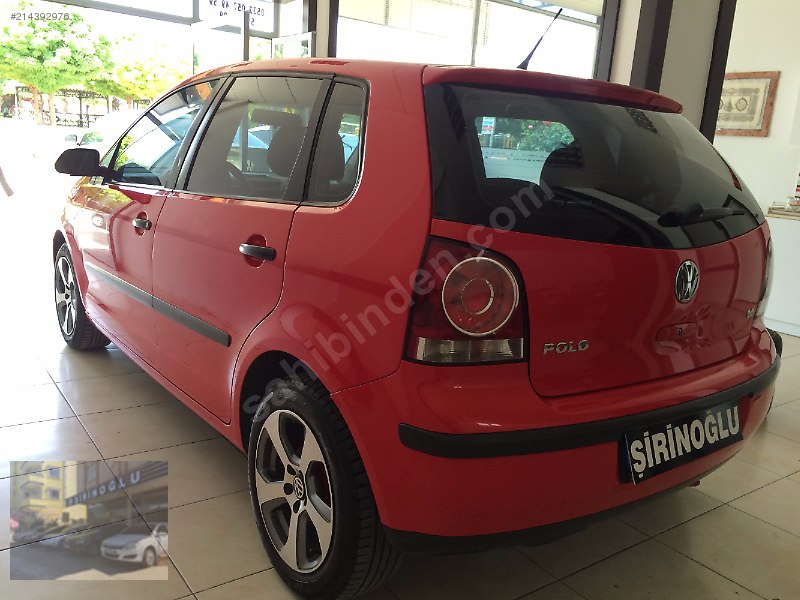 şirinoğlu otomotiv'den 2006 kirmizi farkiyla polo 1.4 lpg'li
