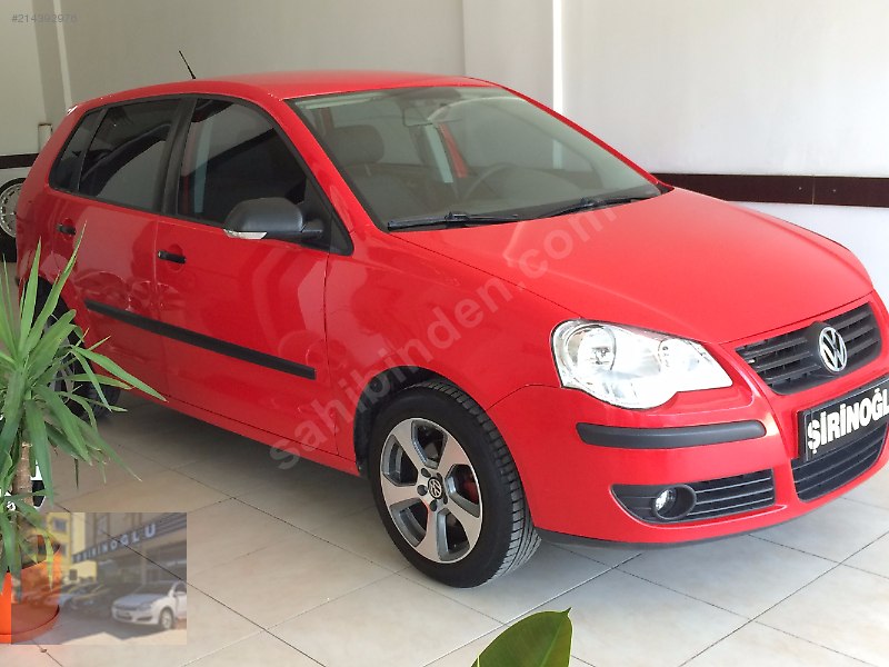 şirinoğlu otomotiv'den 2006 kirmizi farkiyla polo 1.4 lpg'li